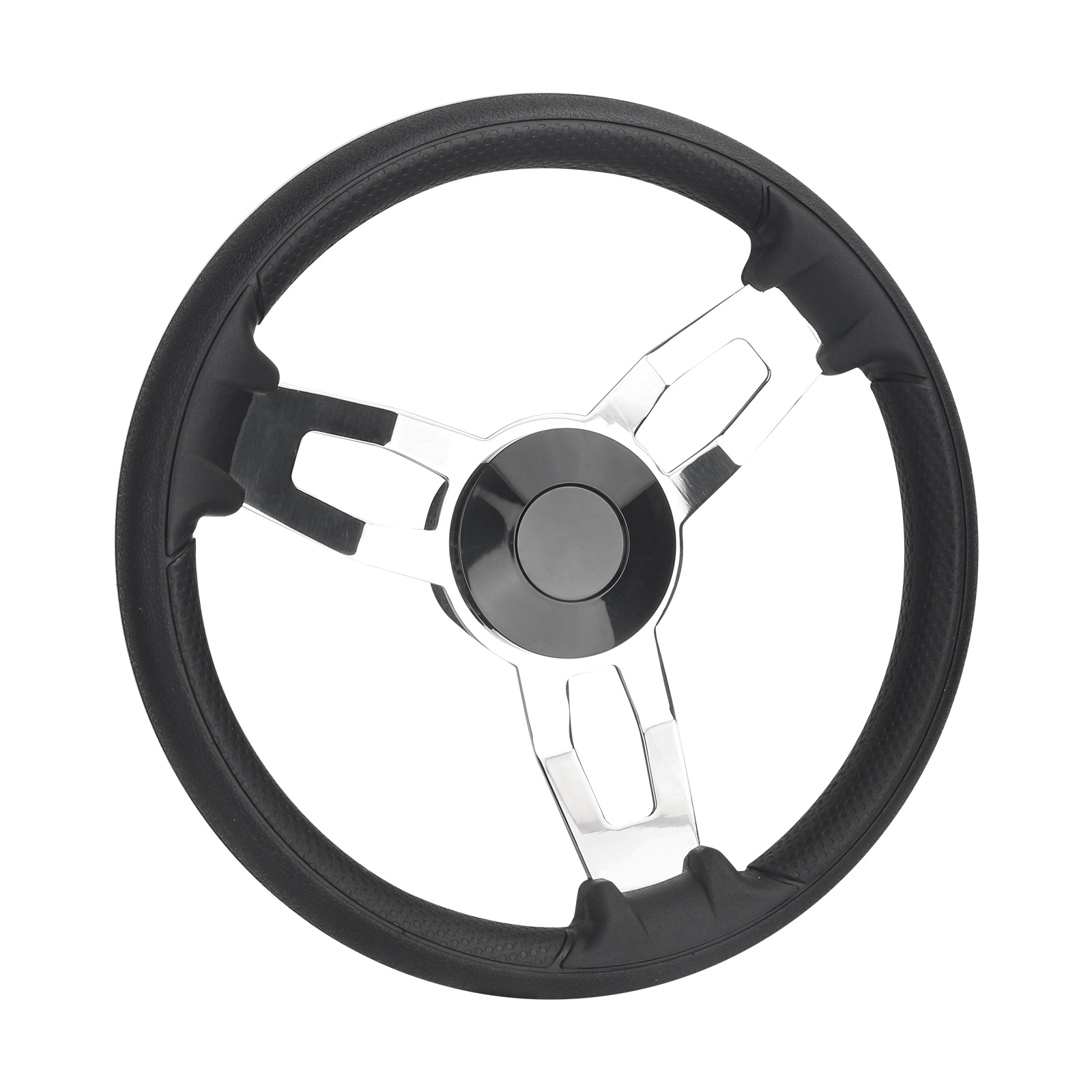 Fishing Boat Steering Wheel - อุปกรณ์เสริมเรือ วงล้อพวงมาลัยเรือ 3 ก้าน ขนาด 13