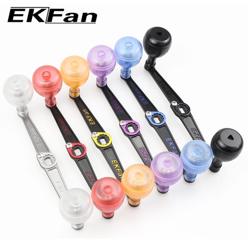 Fishing Boat Steering Wheel - EKFan 130MM Ultralight จับโลหะผสม 22G ลูกบิดอะคริลิคสําหรับ