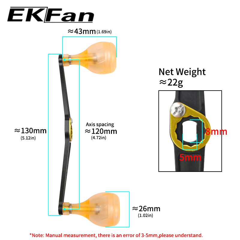 EKFan 130MM Ultralight จับโลหะ - Fishing Boat Steering Wheel บทวิจารณ์และราคา