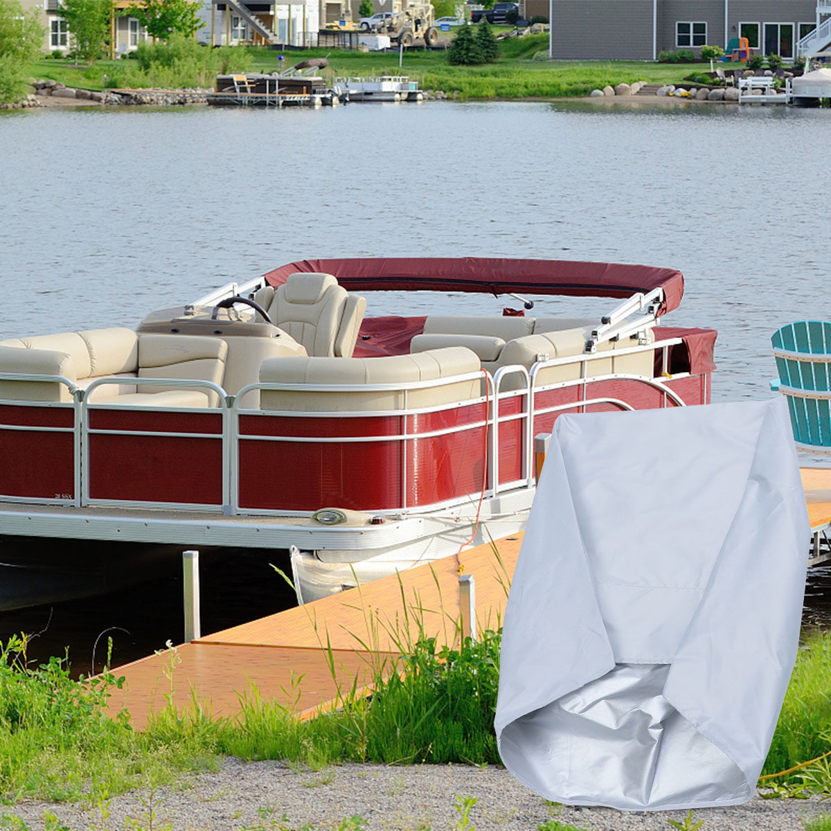 ผ้าคลุมเบาะเรืออเนกประสงค์ ผ้า - Fishing Boat Seat บทวิจารณ์และราคา