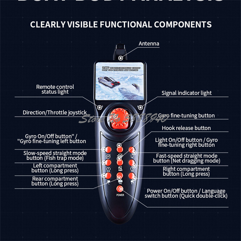 เรือตกปลาบังคับวิทยุ Smart Voi - Fishing Boat Navigation Light บทวิจารณ์และราคา